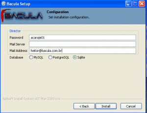 Manual Instalação Servidor “Bacula” no Windows