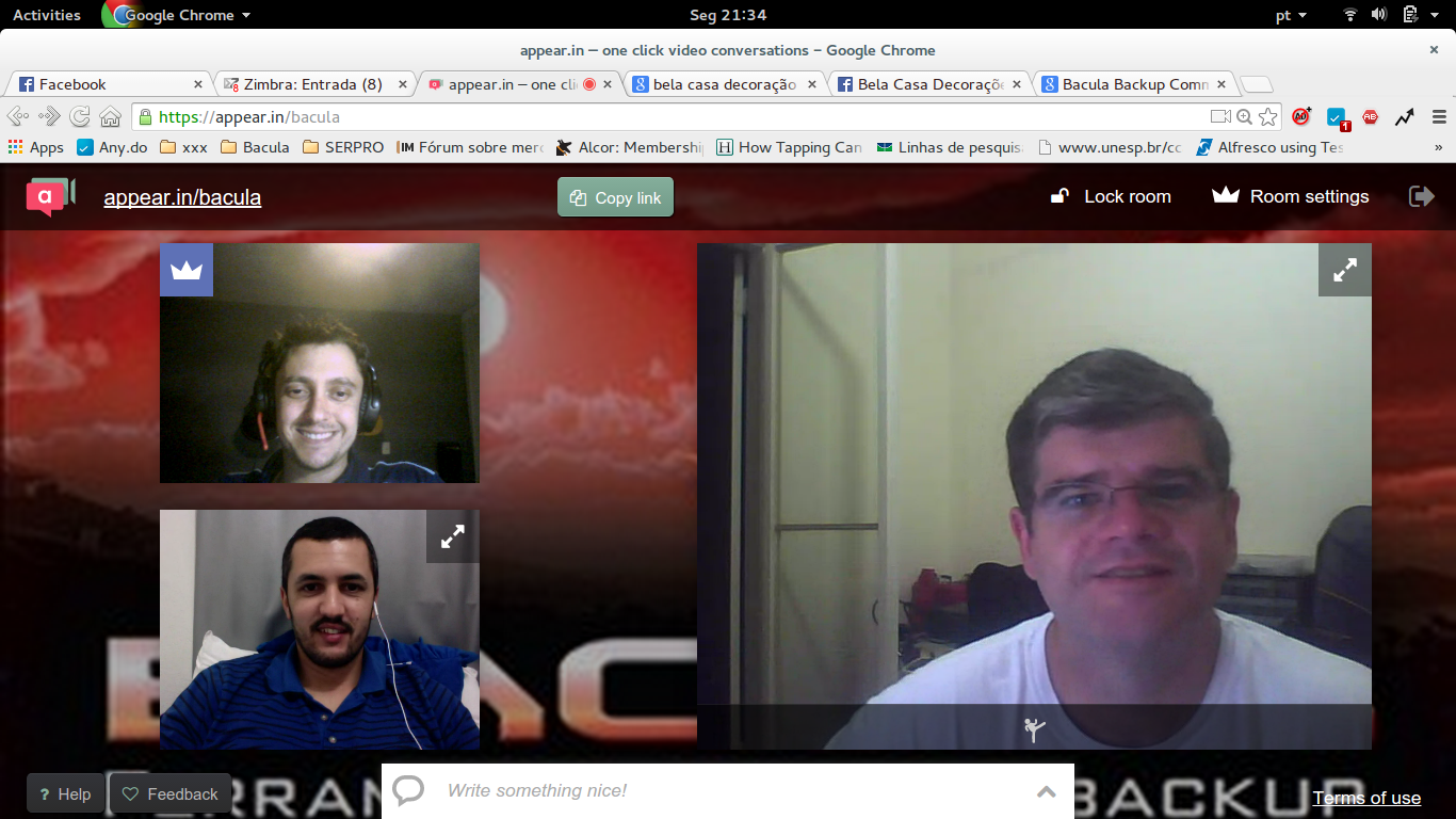 Encerramento Treinamento Telepresencial Bacula 9ª Turma