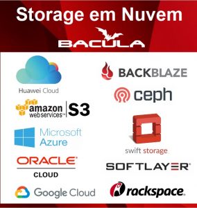 Armazenamento de Backups em Nuvem S3 Bacula Enterprise