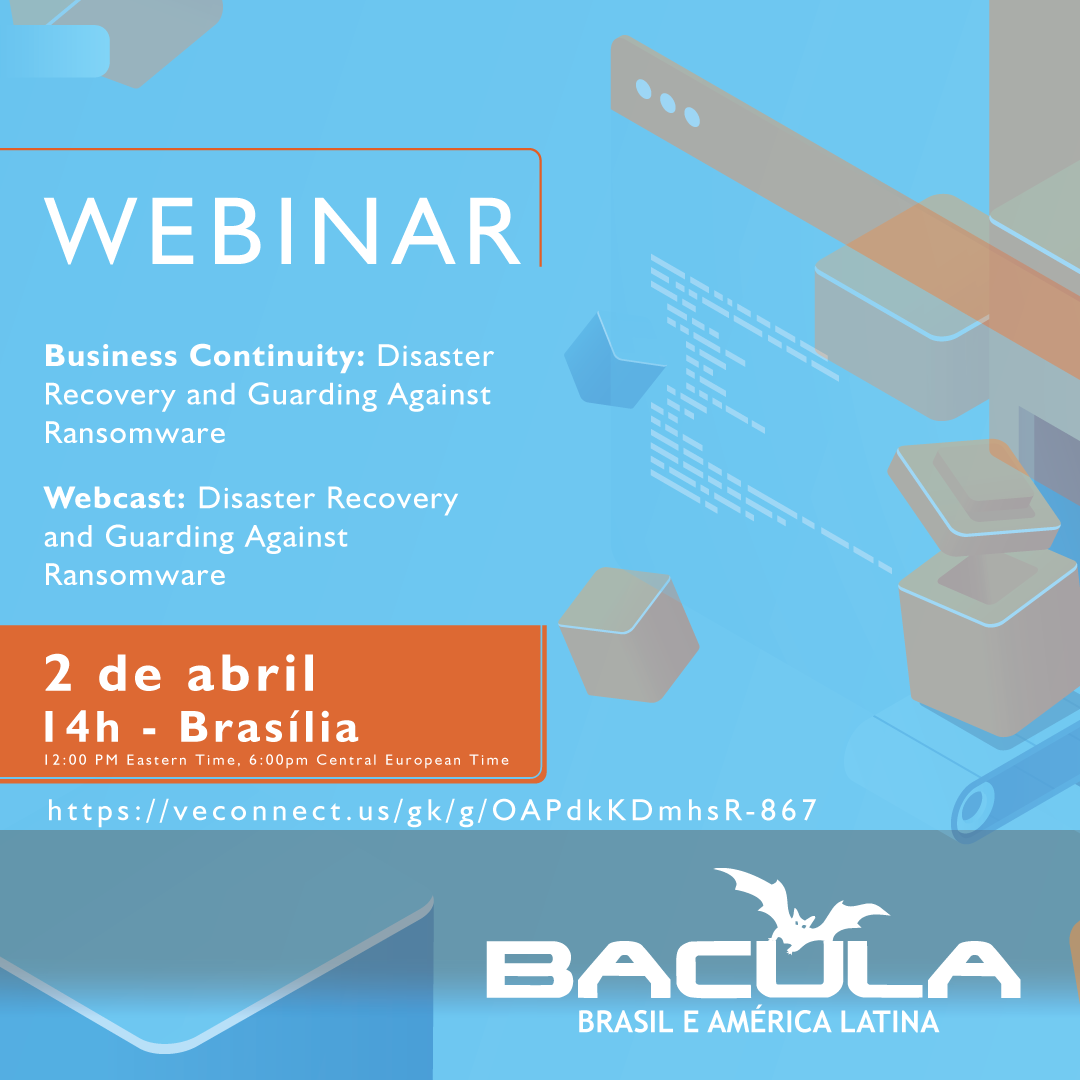 Amanhã: Webcast Bacula Systems