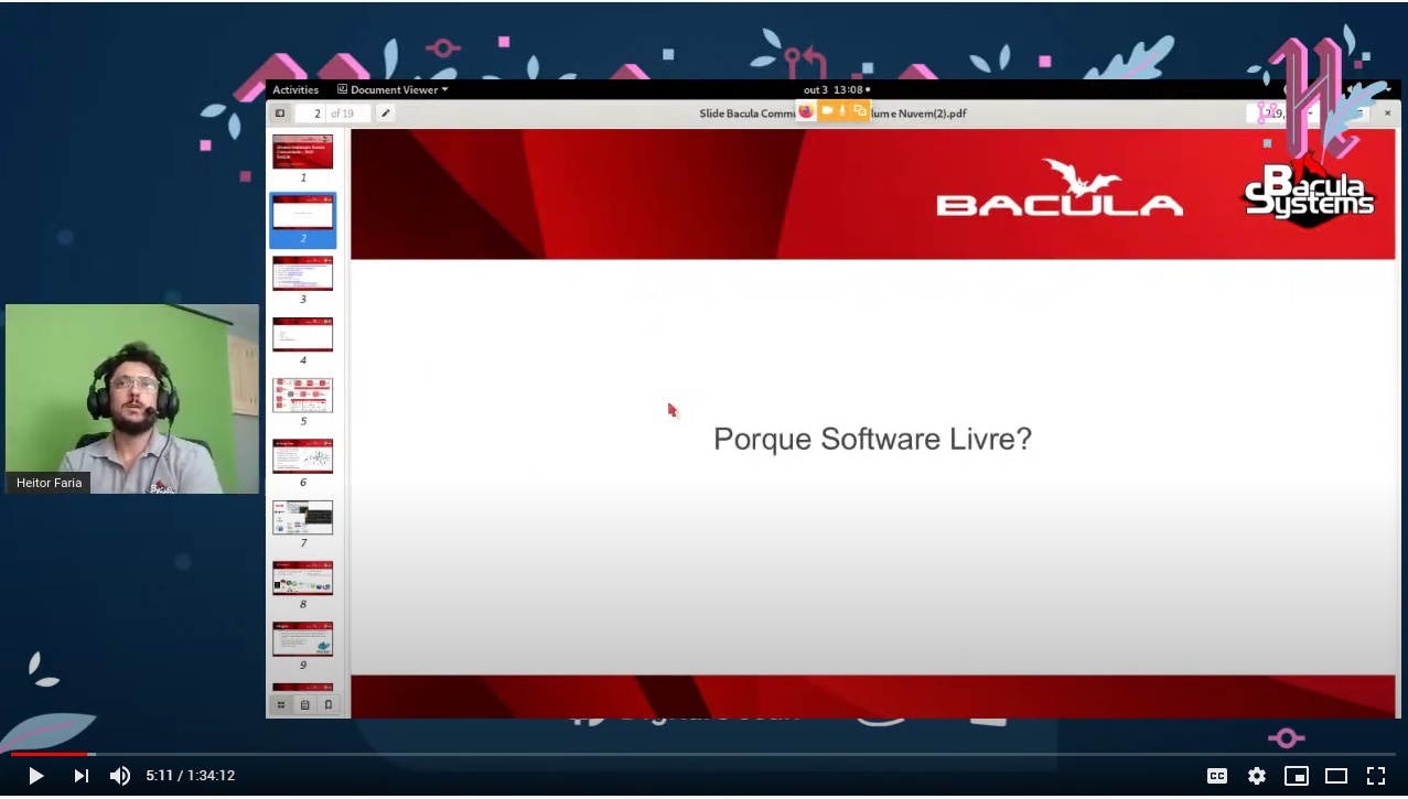 Video Bacula Community 2020